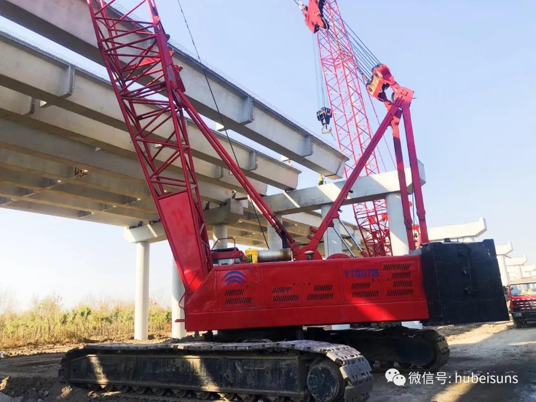 湖北三思科技力矩限制器应用于河北廊坊履带吊